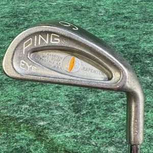 Vintage Ping Eye 9 Iron Orange Dot Steel Golf Club Made in USA Karsten Single